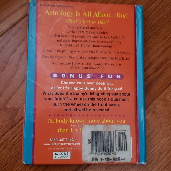 it's happy bunny What's Your Sign by Jim Benton - Picture 2 of 3